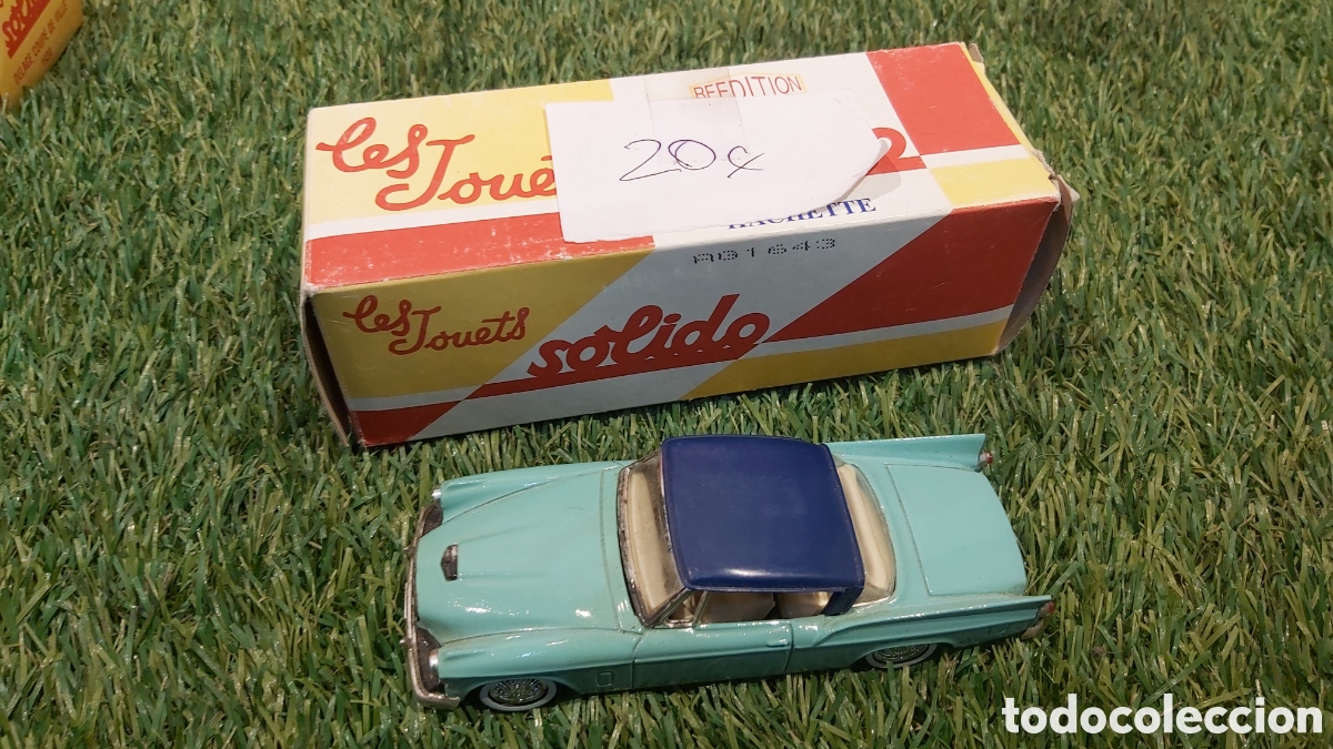 Voitures &agrave; l'&eacute;chelle: SOLIDO HACHETE REEDITION STUDEBAKER 1957 SILVER HAWK.MADE IN FRANCE.