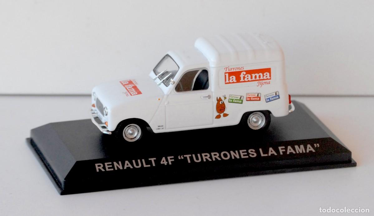 Voitures &agrave; l'&eacute;chelle: FURGONETA RENAULT 4L &rdquo;TURRONES LA FAMA&rdquo; - FURGONETAS DE ANTA&Ntilde;O EDICIONES ALTAYA