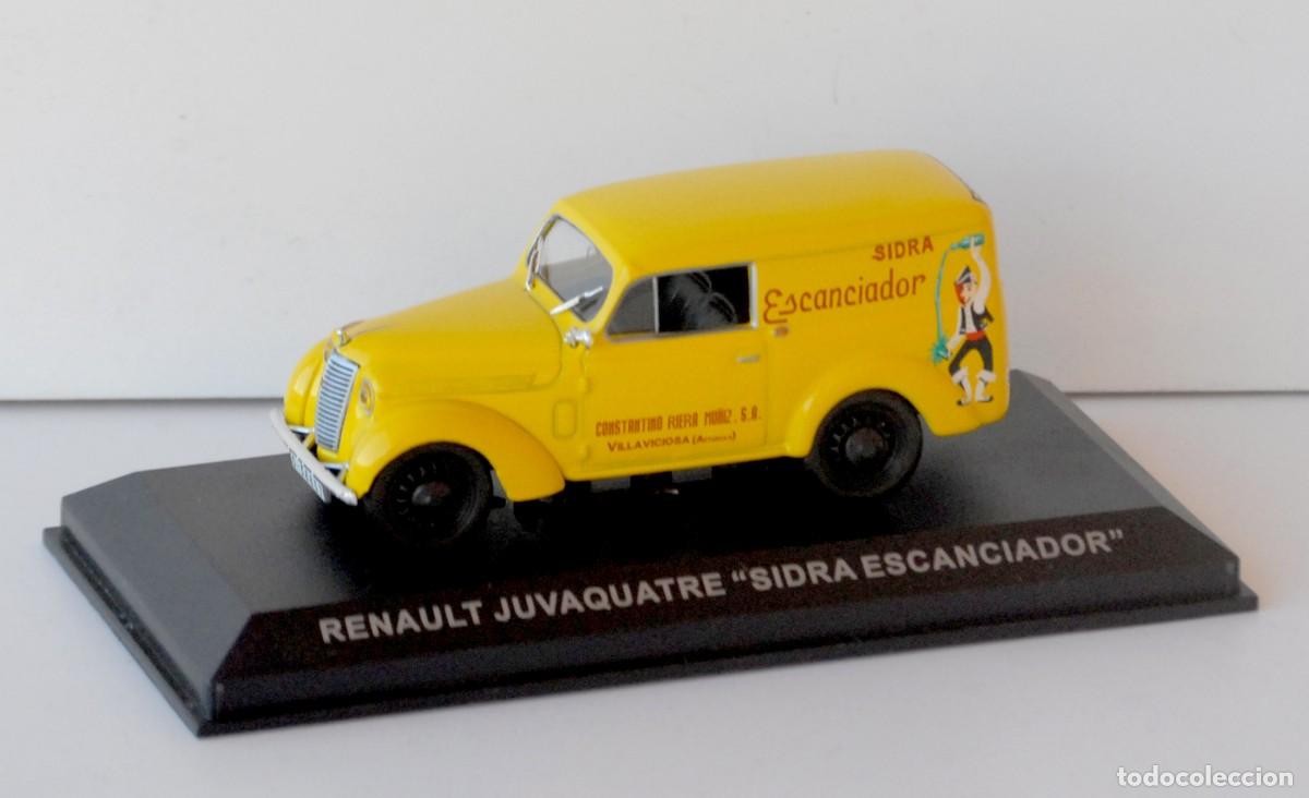Voitures &agrave; l'&eacute;chelle: FURGONETA RENAULT JUVAQUATRE &rdquo;SIDRA ESCANCIADOR&rdquo; - FURGONETAS DE ANTA&Ntilde;O EDICIONES ALTAYA