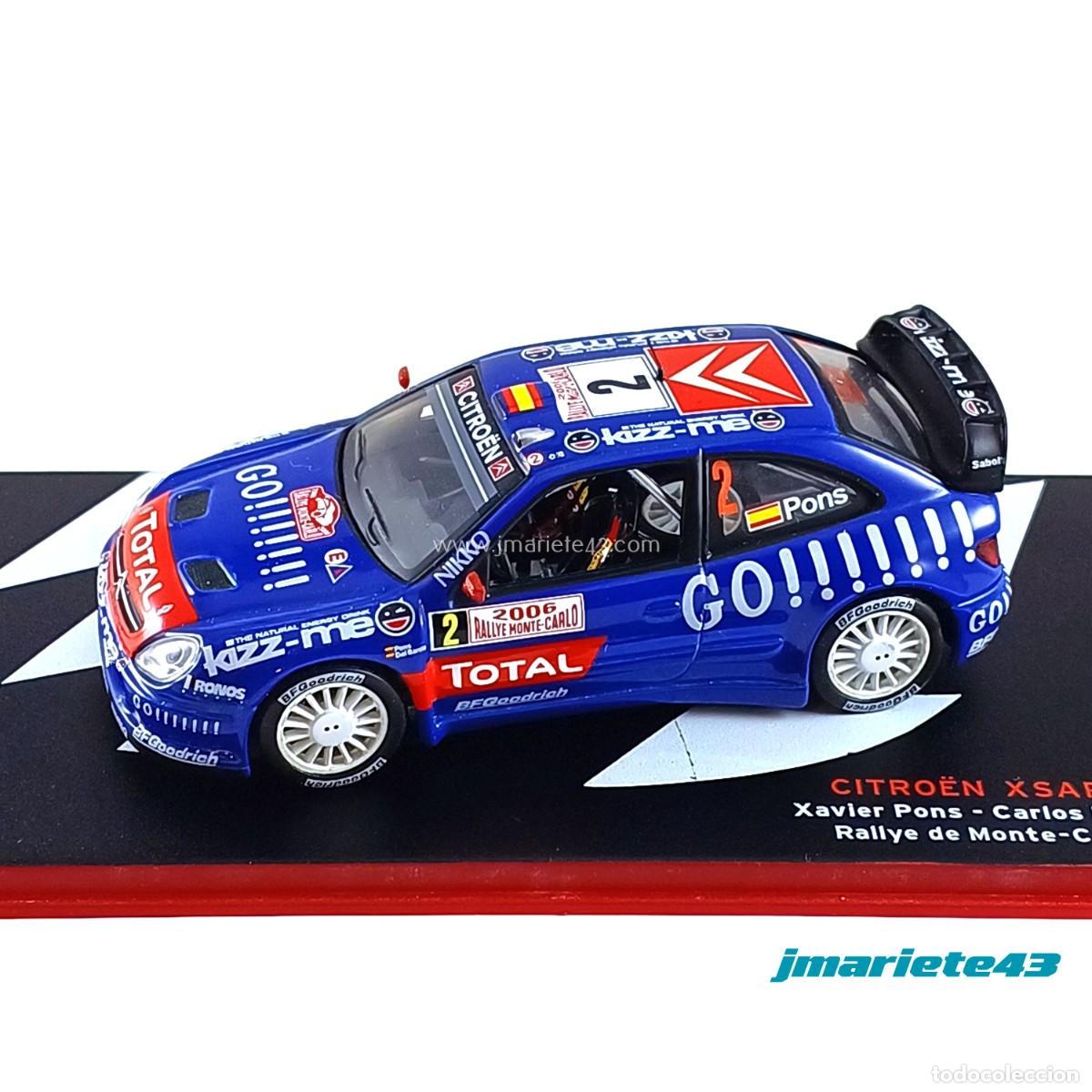 Coches a escala: Citro&euml;n Xsara WRC #2 X. Pons - C. del Barrio Rally MonteCarlo 2006 1:43