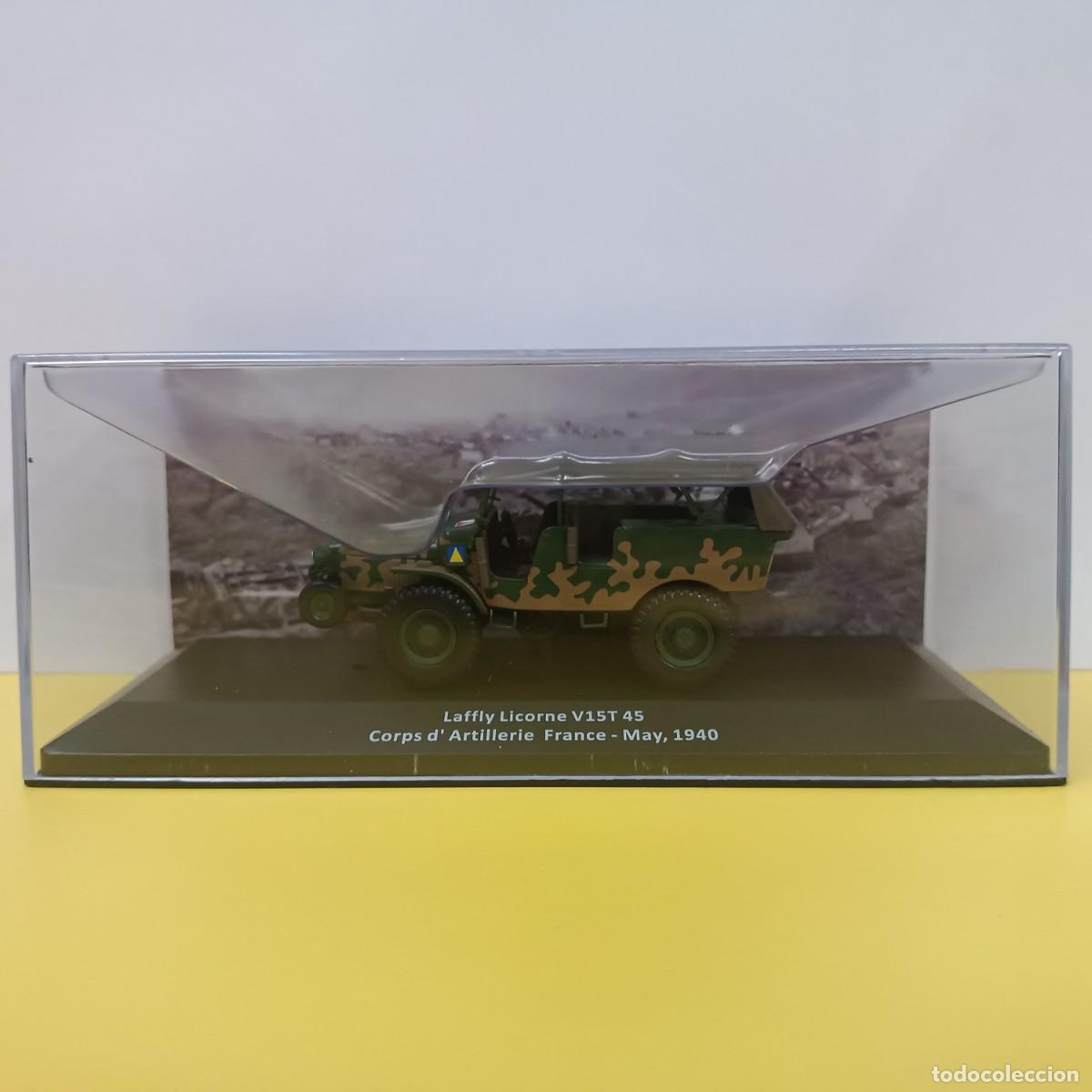 Model Cars: LAFFLY LICORNE V15T 45 - COCHES MILITARES DE LA SEGUNDA GUERRA MUNDIAL - EN CAJA ORIGINAL