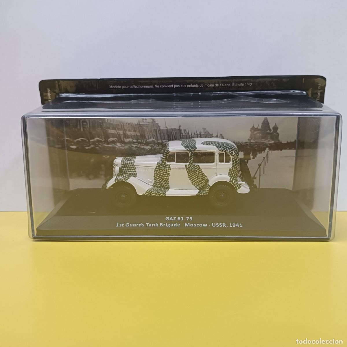 Auto in scala: GAZ 61-73 - COCHES MILITARES DE LA SEGUNDA GUERRA MUNDIAL - EN CAJA ORIGINAL