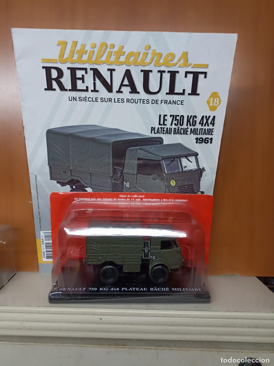 Carros em escala: 750 KG 4X4 MILITAR UTILITAIRES RENAULT HACHETTE