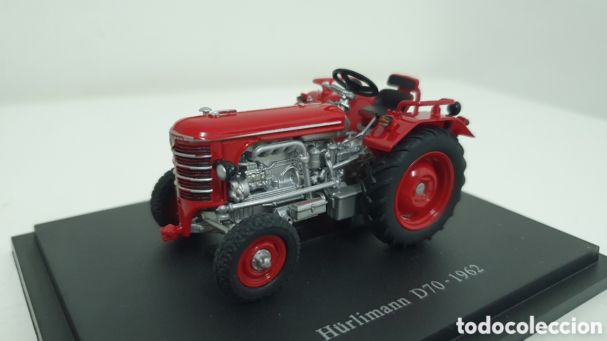 Auto in scala: Tractor Hurlimann D70 de 1962.