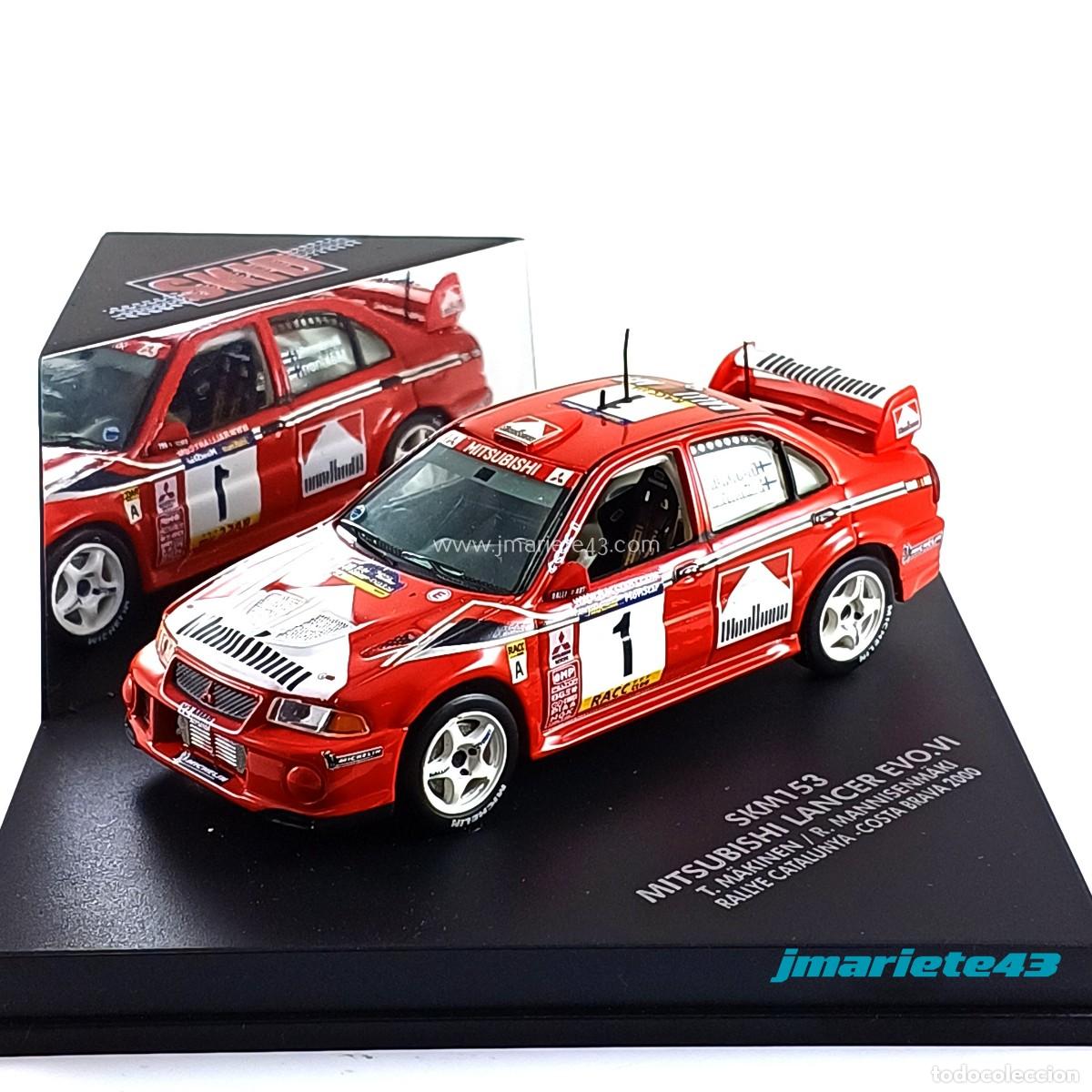 Coches a escala: Mitsubishi Lancer EVO VI #1 M&auml;kinen - Mannisenm&auml;ki R. Catalunya 2000 1:43 SKID