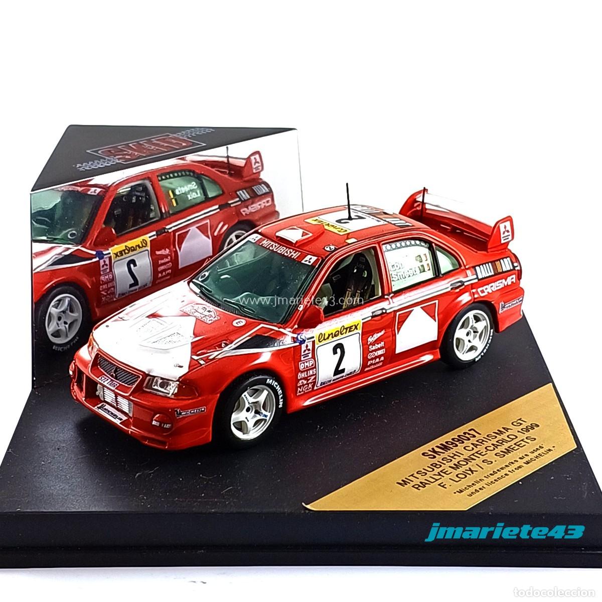 Coches a escala: Mitsubishi Carisma GT #2 Loix - Smeets MonteCarlo 1999 1:43 SKID