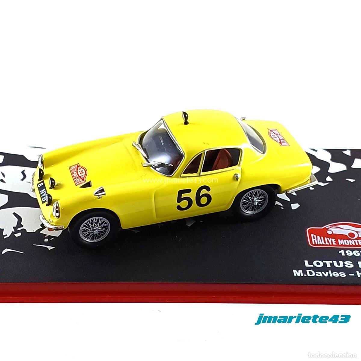 Carros em escala: Lotus Elite #56 M. Davies - H. Taylor Montecarlo 1962 1:43