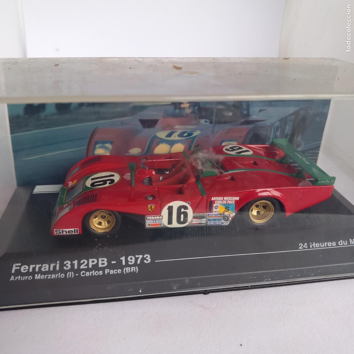 Voitures &agrave; l'&eacute;chelle: FERRARI 312PB - 24 HORAS DE LEMANS 1973 - COCHE A ESCALA EN PERFECTO ESTADO.