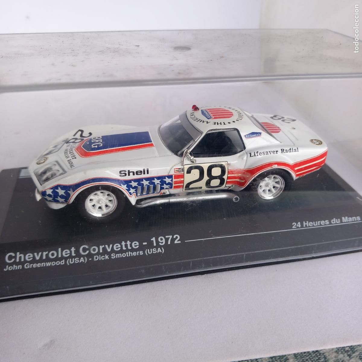 Voitures &agrave; l'&eacute;chelle: CHEVEROLET CORVETTE STINGRAY 24 HORAS DE LEMANS 1972 ESCALA 1:43 ALTAYA EN CAJA