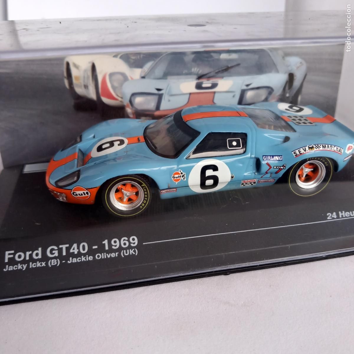 Voitures &agrave; l'&eacute;chelle: FORD GT 40 // 24 H. LE MANS 1969 // PILOTOS J. ICKX - J. OLIVER