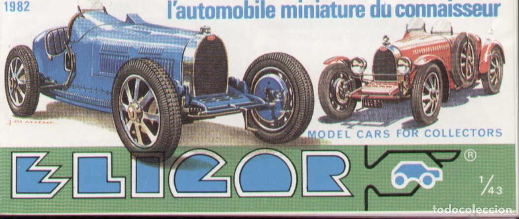 Voitures &agrave; l'&eacute;chelle: cat&agrave;logo ELIGOR 1982 L'automobile miniature du connaisseur 1/43 - en franc&eacute;s