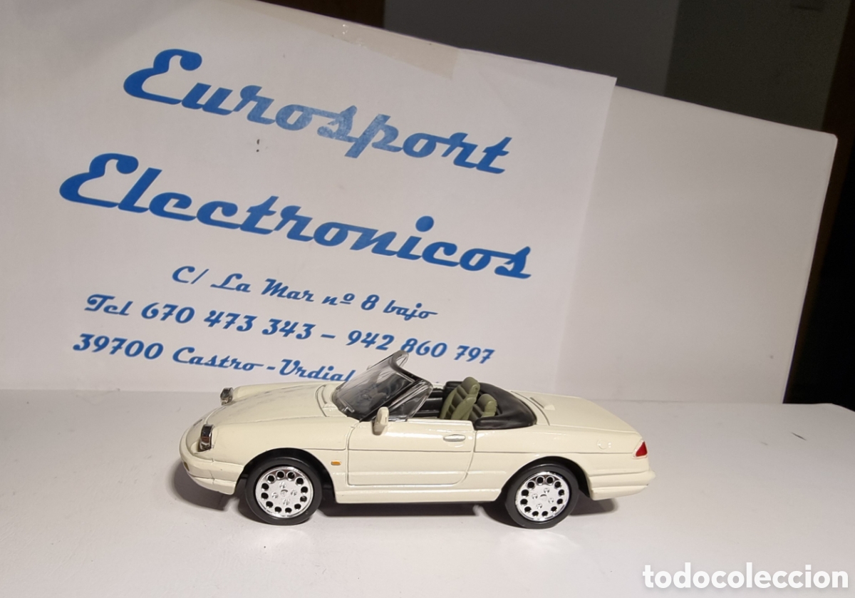 Voitures &agrave; l'&eacute;chelle: Alfa Romeo Spider 1989 escala 1/43
