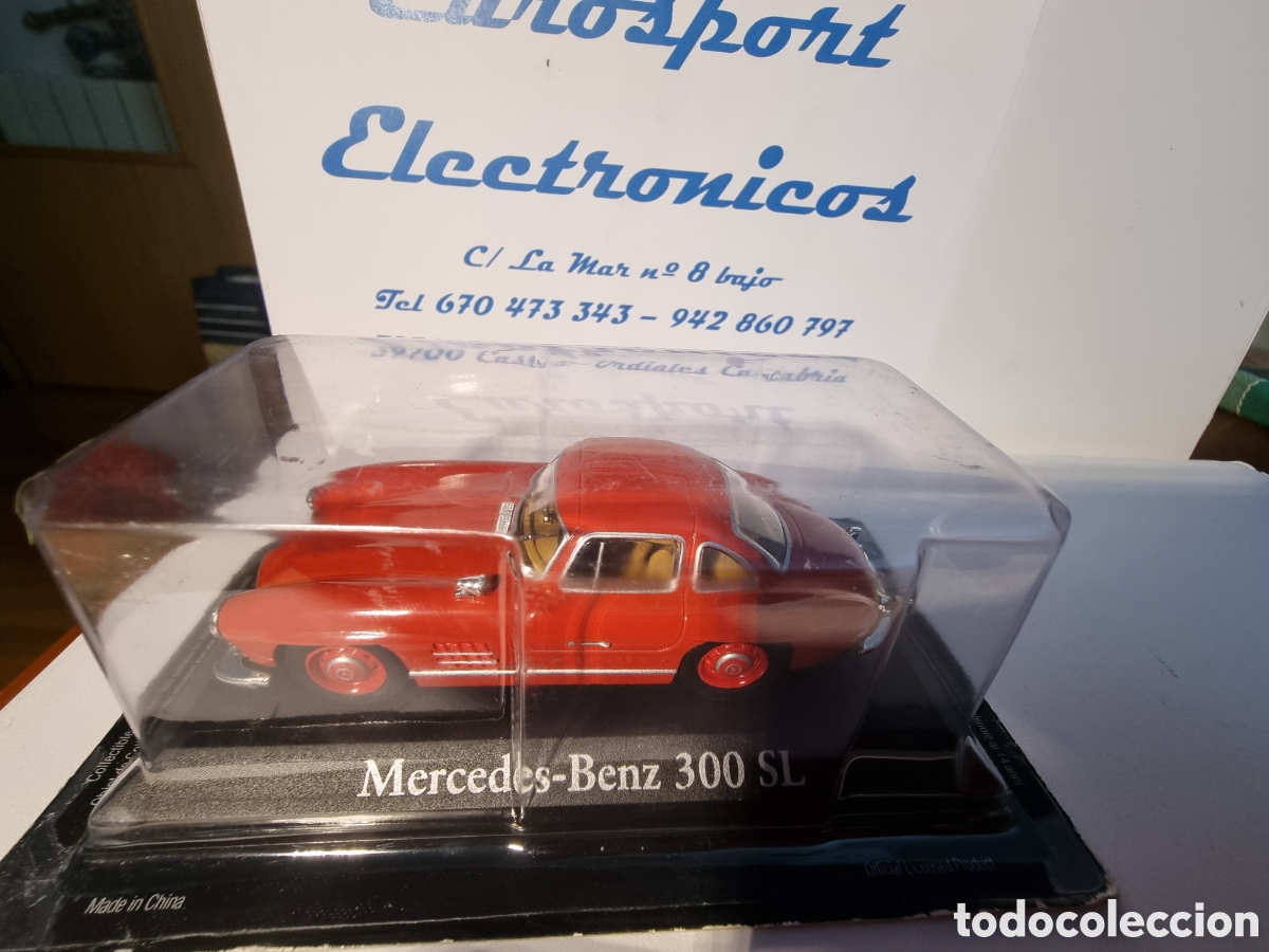 Voitures &agrave; l'&eacute;chelle: Mercedes 300SL 1954 (Precintado) de 1/43 y su fasciculo