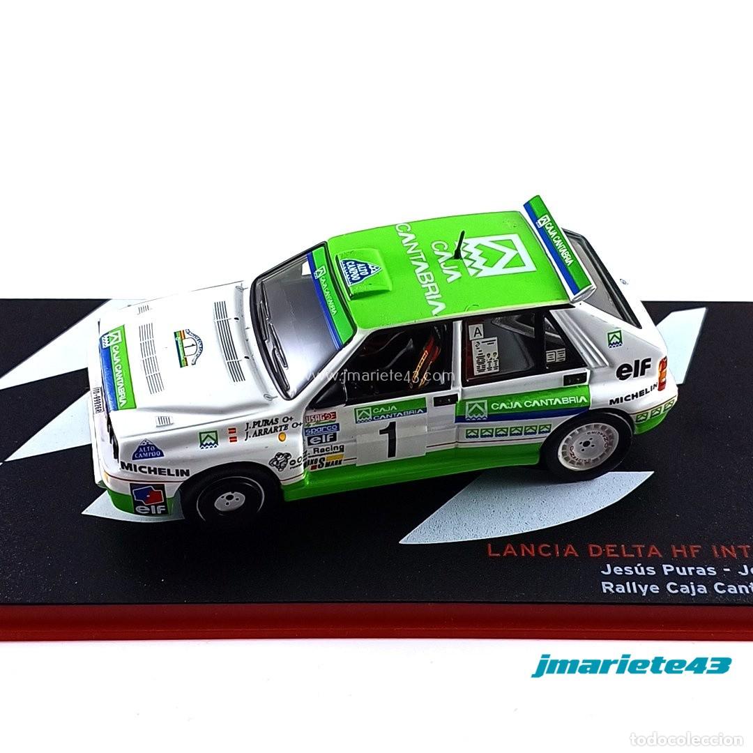 Coches a escala: Lancia Delta HF Integrale 16v #1 J. Puras - J. Arrarte Caja Cantabria 1992 1:43