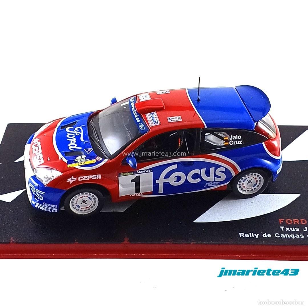 Coches a escala: Ford Focus RS WRC #1 T. Jaio - L. Cruz. Rally Cangas del Narcea 2002 1:43