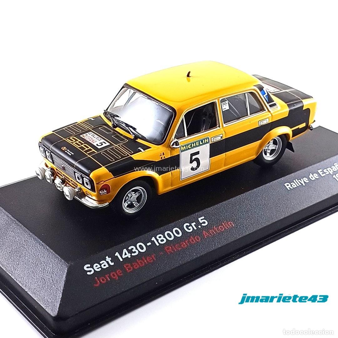 Auto in scala: SEAT 1430-1800 Gr.5 j. Babler - R. Antolin Rallye Espa&ntilde;a 1973