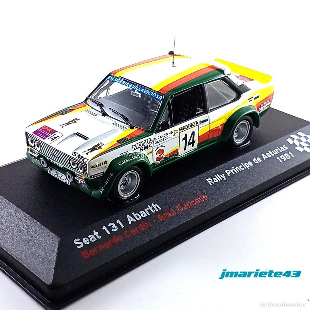 Auto in scala: Seat 131 Abarth - B. Card&iacute;n-R. Goncedo, Rally Pr&iacute;ncipe de Asturias 1981