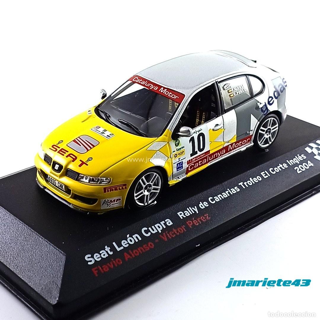Auto in scala: Seat Le&oacute;n Cupra - F. Alonso, Rally de Canarias (Trofeo El Corte Ingl&eacute;s) 2004 1:43