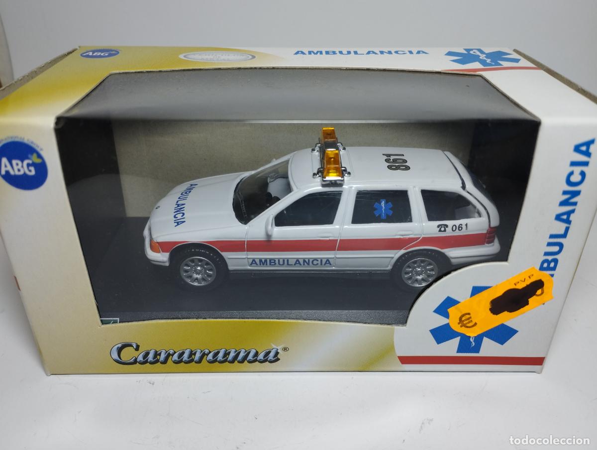 Carros em escala: BMW 325 TOURING AMBULANCIA ESPA&Ntilde;A CRUZ ROJA DE CARARAMA HONGWELL ESCALA 1,43 NUEVO EN SU CAJA