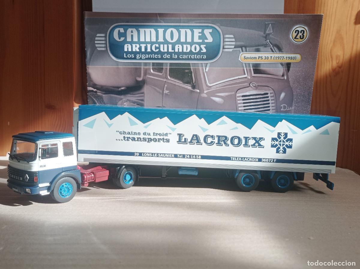 Voitures &agrave; l'&eacute;chelle: CAMION TRUCK TRAYLER / 1/43 Saviem PS 30 T,LACROIX (1977-1980) ALTAYA