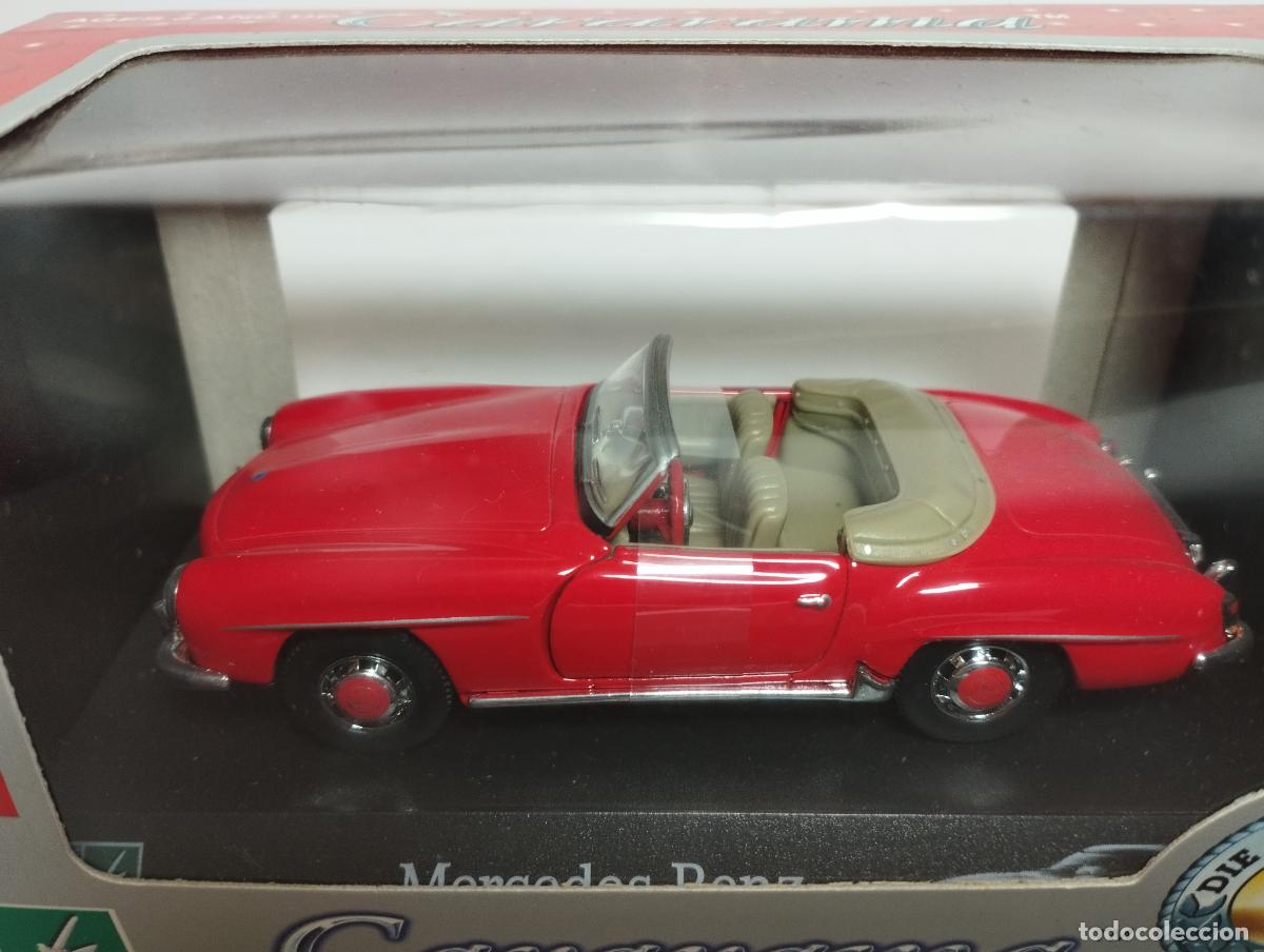 Voitures &agrave; l'&eacute;chelle: MERCEDES 190 SL CABRIO DE CARARAMA HONGWELL ESCALA 1,43 NUEVO EN SU CAJA