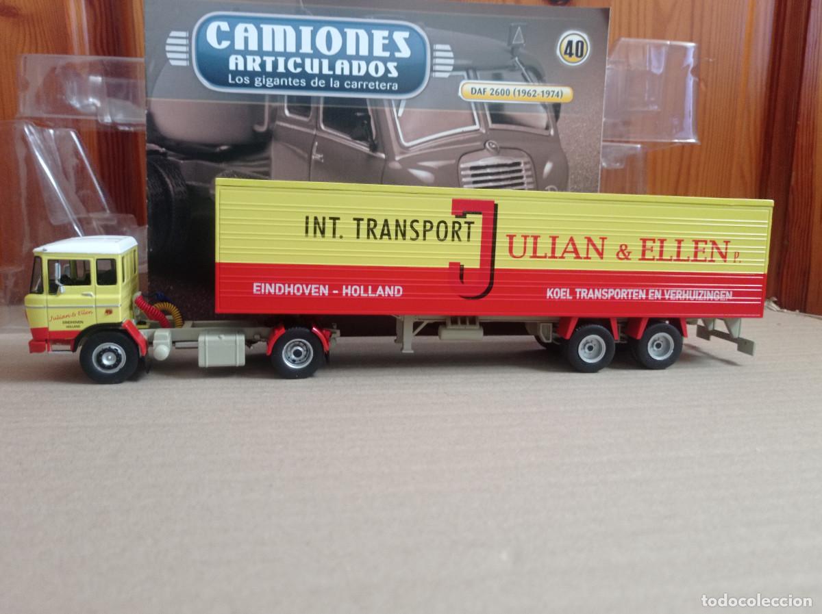 Voitures &agrave; l'&eacute;chelle: CAMION TRUCK TRAILER 1/43,DAF 2600 , JULIAN ET ELLEN HOLLAND