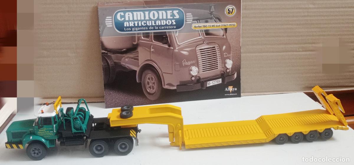 Voitures &agrave; l'&eacute;chelle: Espectacular y pesado Cami&oacute;n articulado Berliet TBO 15 M3 Transports Manutention