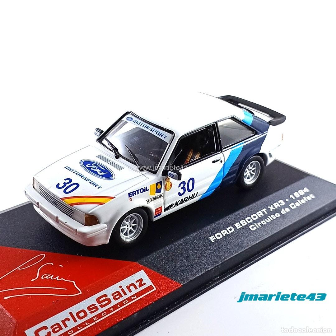 Voitures &agrave; l'&eacute;chelle: Ford Escort XR3 #30 C. Sainz Circuito Calafat 1984 1:43