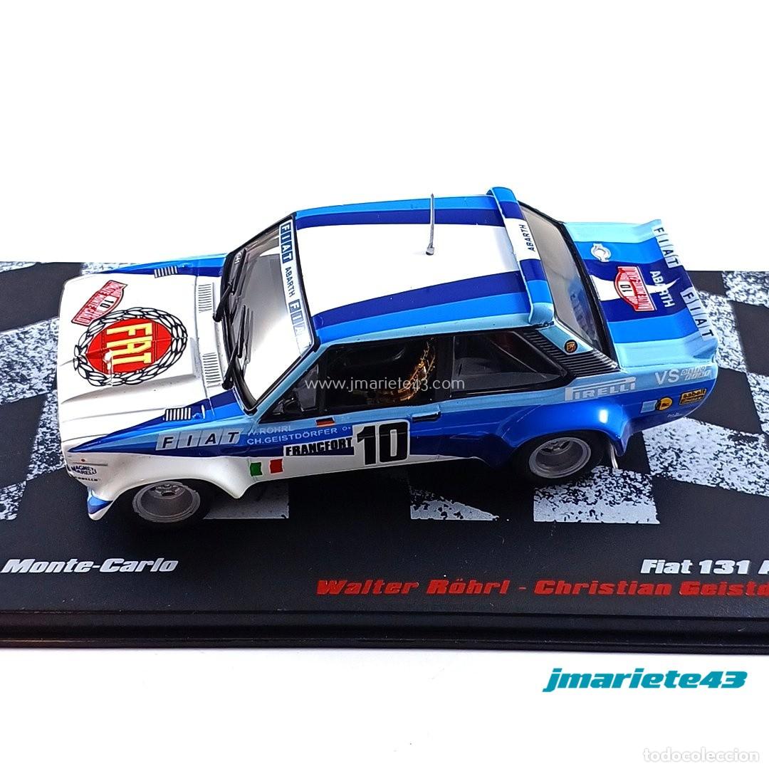 Auto in scala: Fiat 131 Abarth #10 W. R&ouml;hrl - C. Geistd&ouml;rfer Rallye Monte-Carlo 1980 1:43