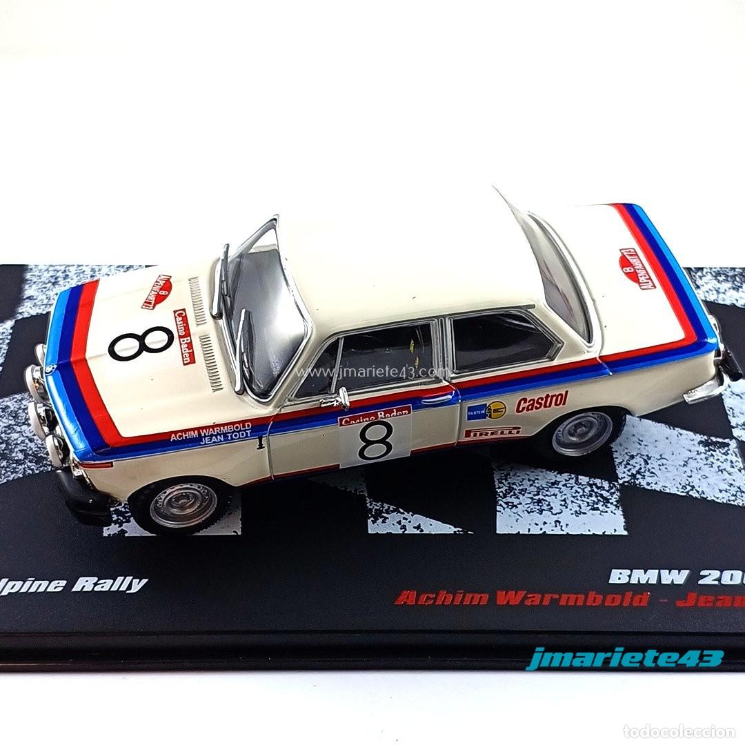 Auto in scala: BMW 2002 TI #8 A. Warmbold - J. Todt Rally Alpes Austriacos 1973 1:43