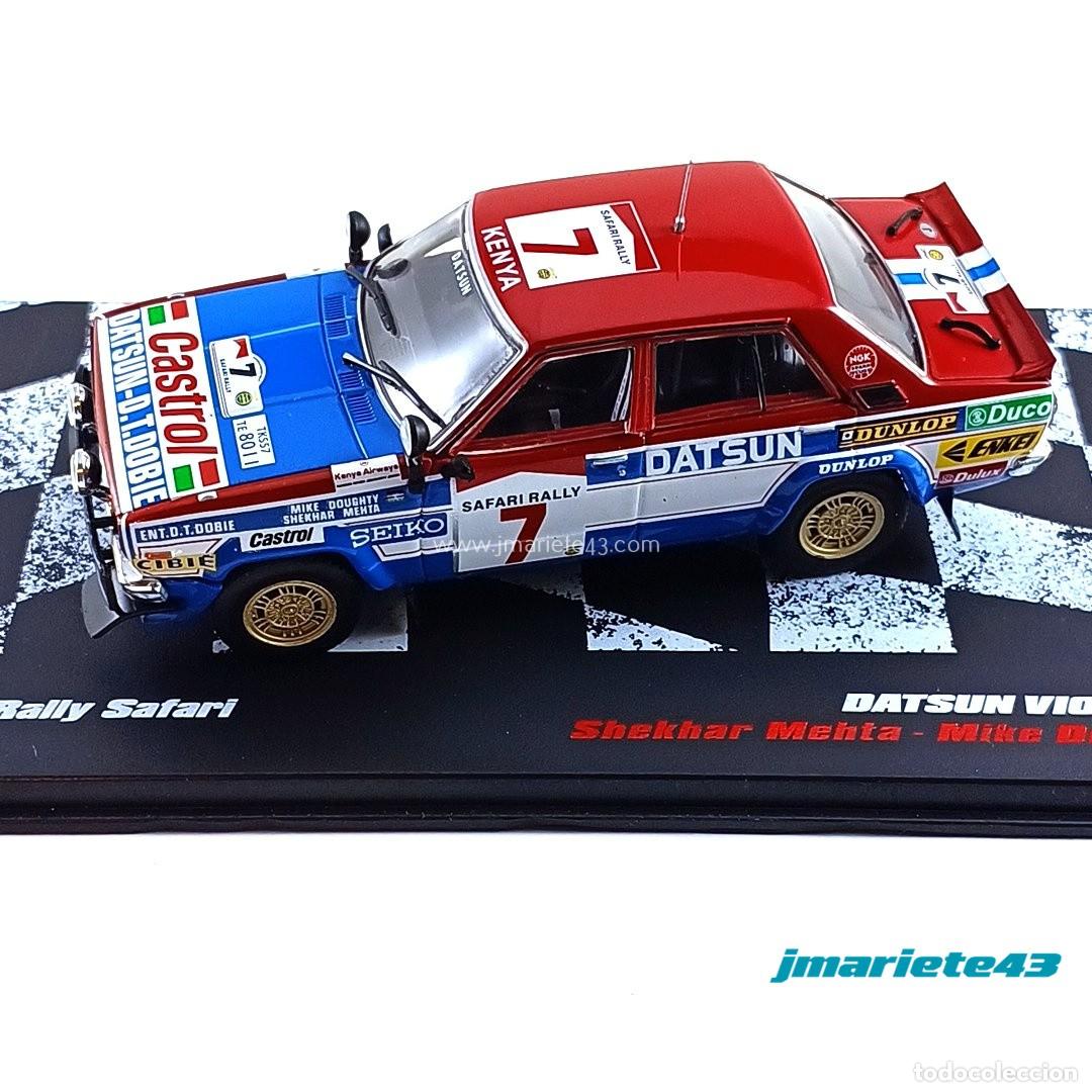 Auto in scala: Datsun Violet GT #7 S. Mehta - M. Doughty Rally Safari 1981 1:43