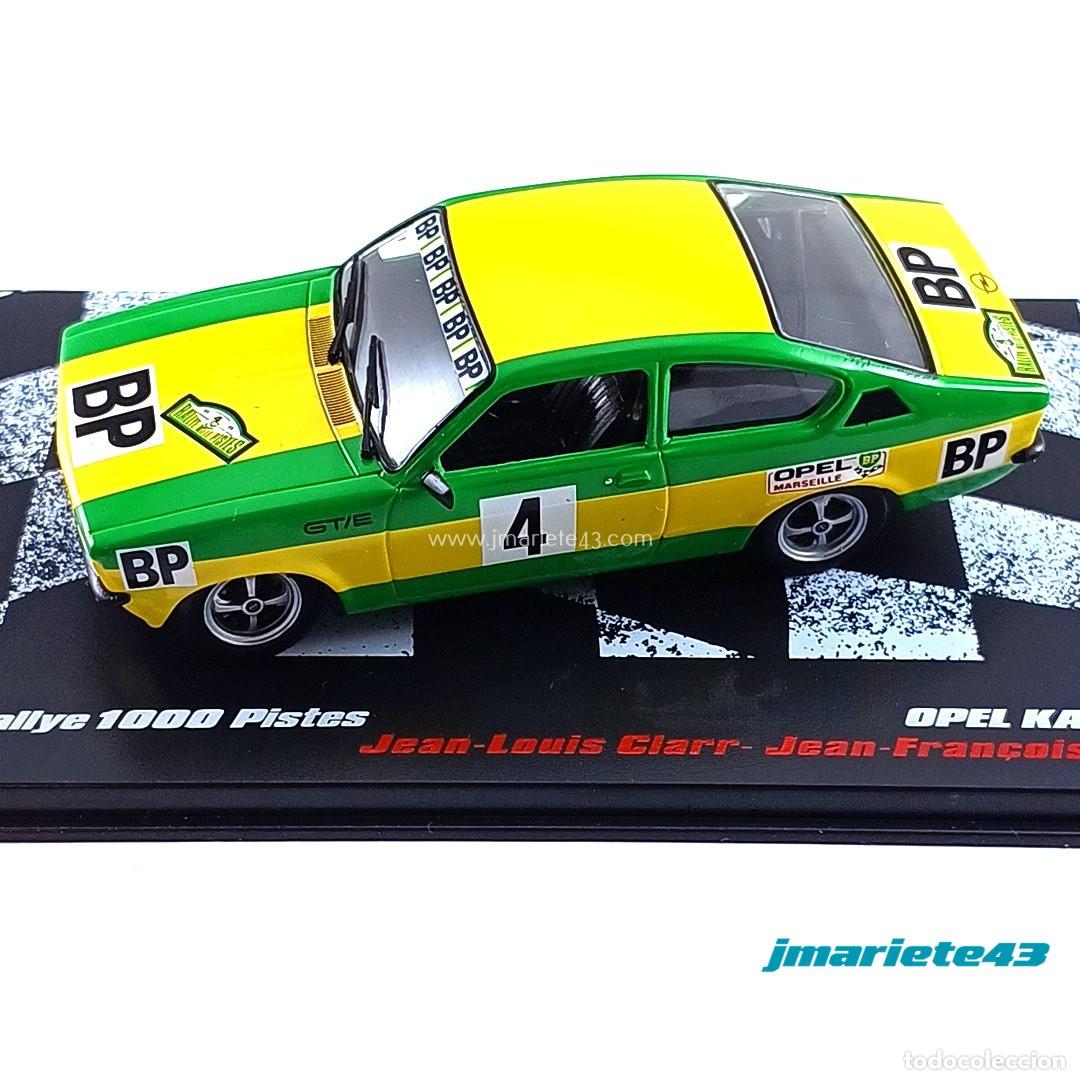 Auto in scala: Opel Kadett GT/E #4 JL. Clarr - JF. Fauchille Rally 1000 Pistas 1976 1:43