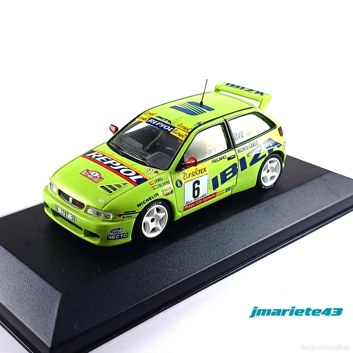 Auto in scala: Seat Ibiza Kit Car J. Puras - C. Del Barrio Rally MonteCarlo 1996 #6 1:43