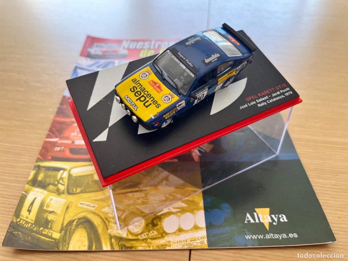 Model Cars: OPEL KADETT GT/E JOSE LUIS SALLENT-JORDI PUVILL RALLY CATALUNYA 1979 1:43 ALTAYA + FASCICULO Cristin