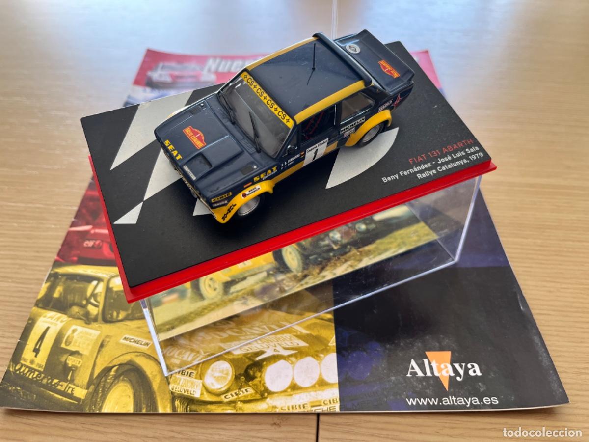 Model Cars: FIAT 131 ABARTH BENY FERNANDEZ-JOSE LUIS SALA RALLYE CATALUNYA 1979 1:43 ALTAYA + FASCICULO Cristino