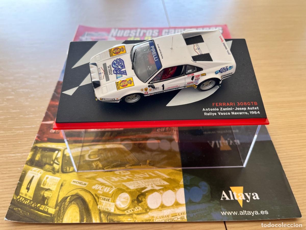 Model Cars: FERRARI 308 GTB ANTONIO ZANINI-JOSEP AUTET 1:43 ALTAYA + FASCICULO Cristinomodels