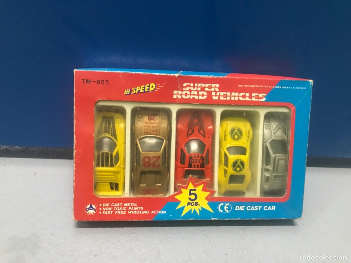 Auto in scala: Lote de 5 coches en su caja original