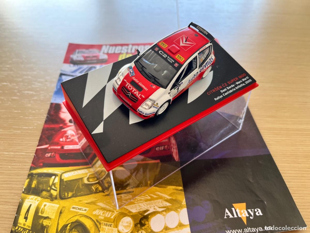 Coches a escala: CITROEN C2 SUPER 1600 DANI SORDO-MARC MARTI RALLYE CANTABRIA INFINITA 2005 1:43 ALTAYA Cristinomodel