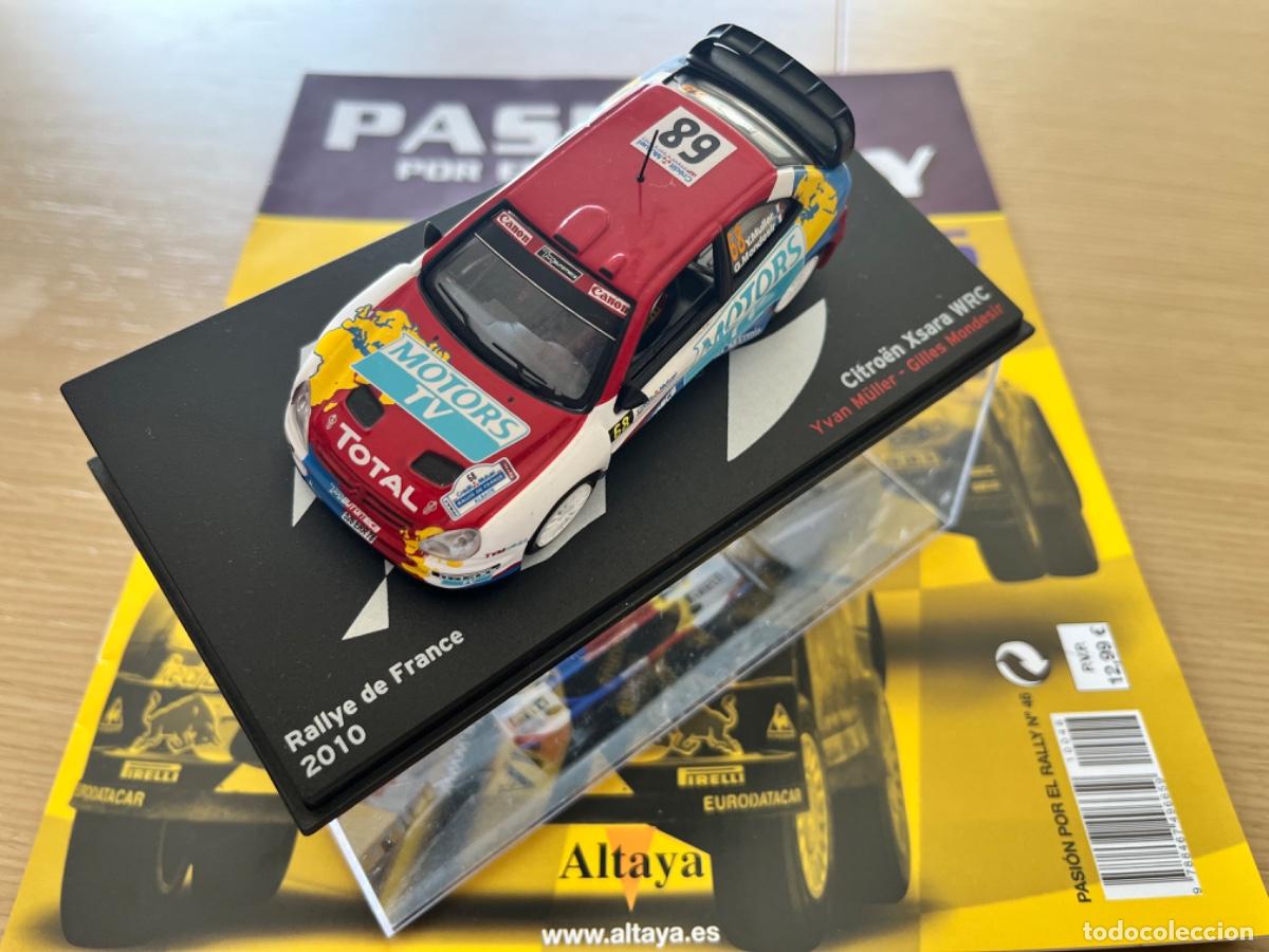 Coches a escala: CITROEN XSARA WRC YVAN MULLER-GILLES MONDESIR 1:43 RALLYE DE FRANCE 2010 + FASCICULO Cristinomodels