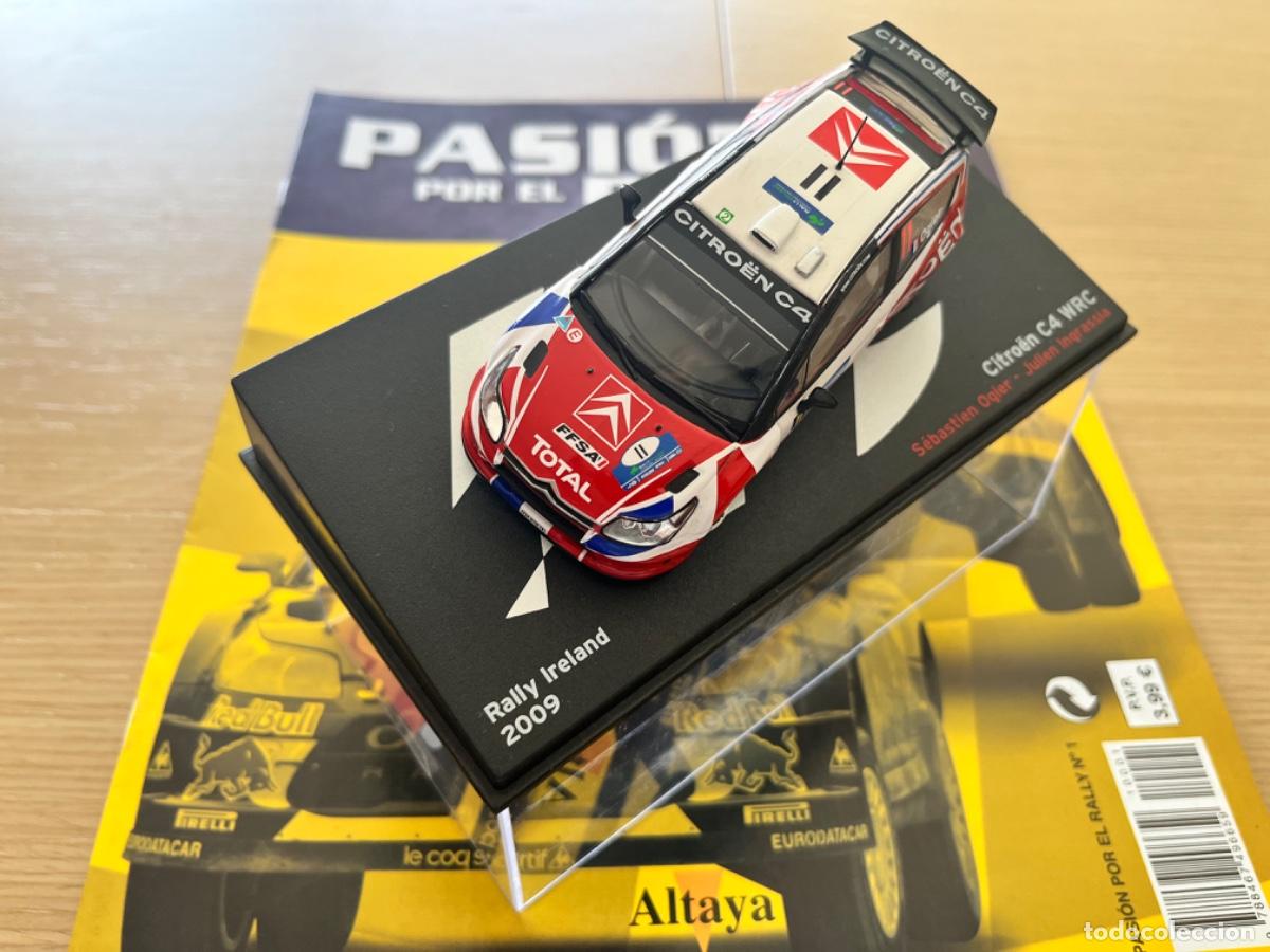 Coches a escala: CITROEN C4 WRC SEBASTIEN OGIER.JULIEN INGRASSA RALLY IRELAND 2009 1:43 ALTAYA Cristinomodels