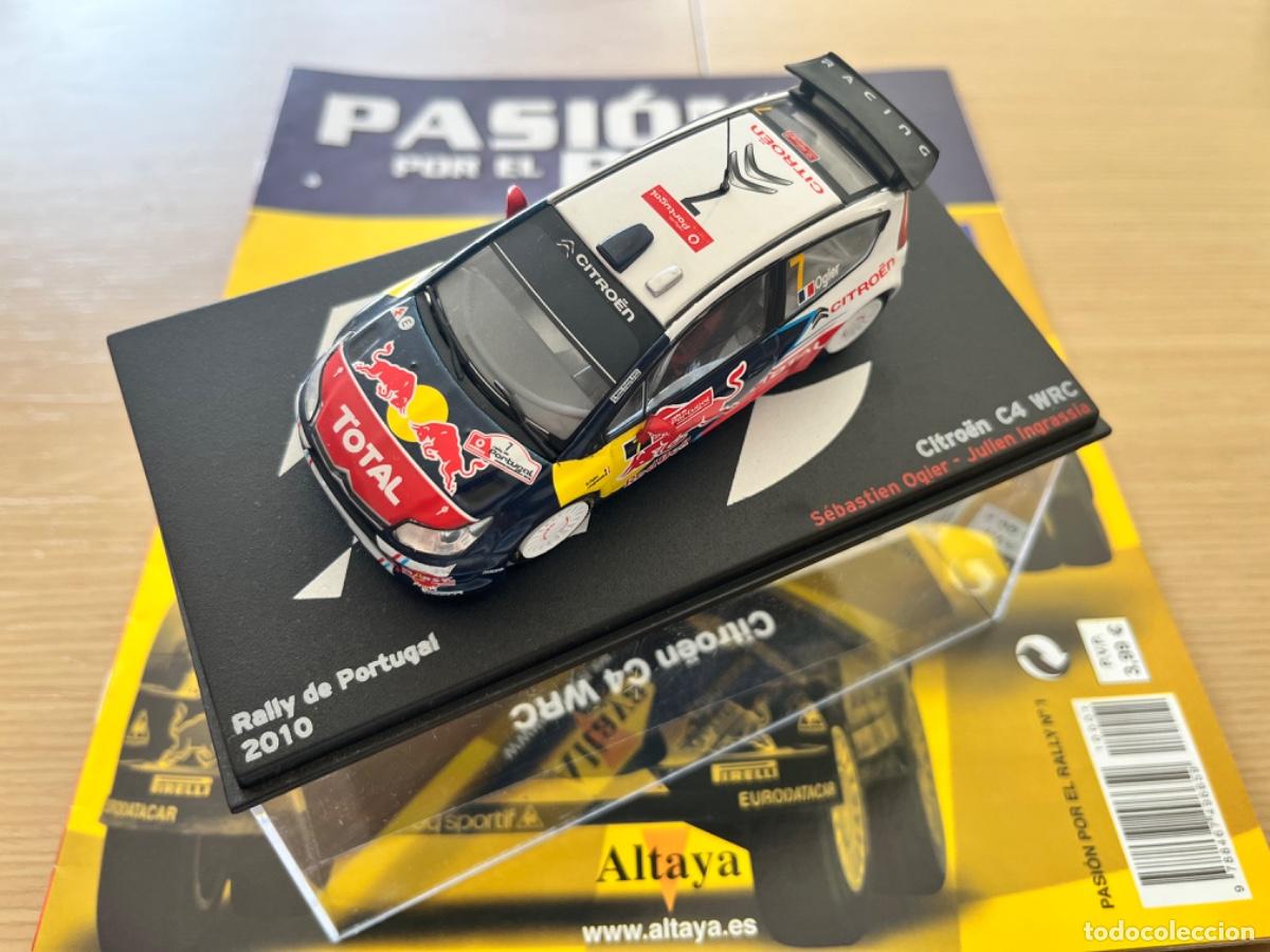 Coches a escala: CITROEN C4 WRC SEBASTIEN OGIER-JULIEN INGRASSIA RALLY DE PORTUGAL 1:43 + FASCICULO Cristinomodels