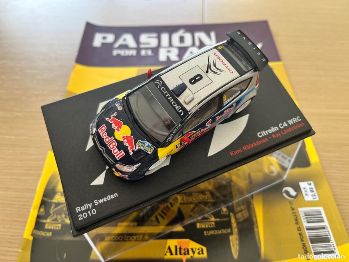 Coches a escala: CITROEN C4 WRC KIMI RAIKKONEN-KAJ LINDSTROM RALLY SWEDEN 2010 1:43 ALTAYA + FASCICULO Cristinomodels