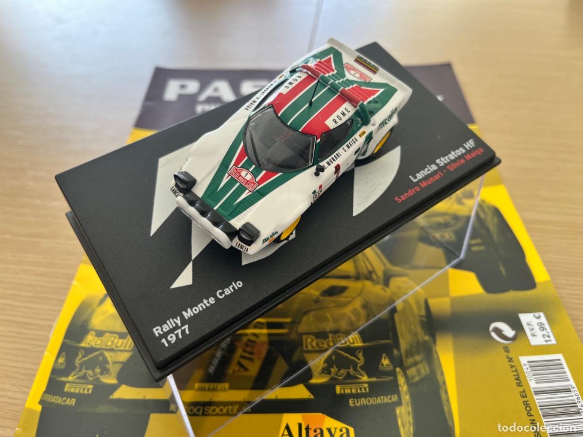 Voitures &agrave; l'&eacute;chelle: LANCIA STRATOS HF RALLY MONTE CARLO 1977 SANDRO MUNARI-SILVIO MAIGA 1:43 ALTAYA + FASCICULO Cristino