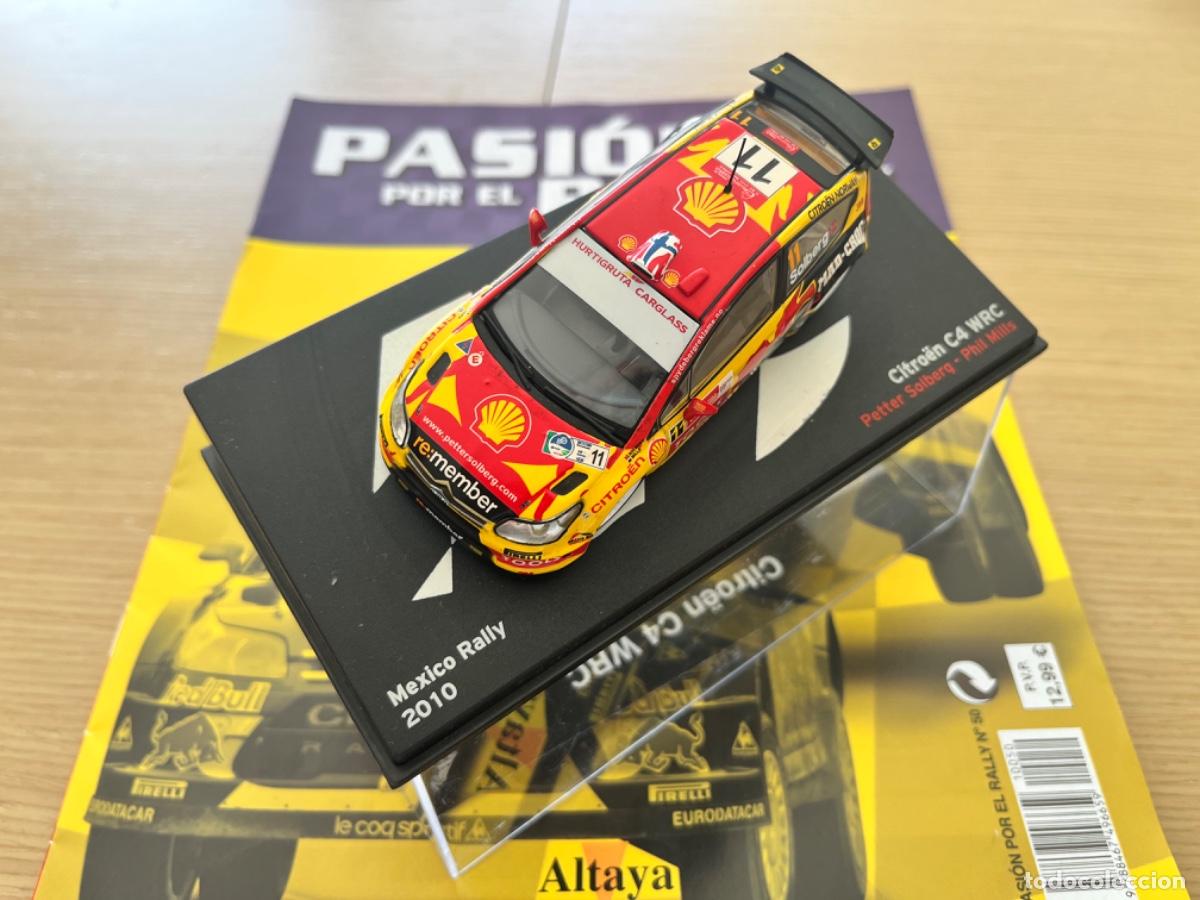 Coches a escala: CITROEN C4 WRC MEXICO RALLY 2010 PETTER SOLBERG-PHIL MILLS 1:43 + FASCICULO Cristinomodels