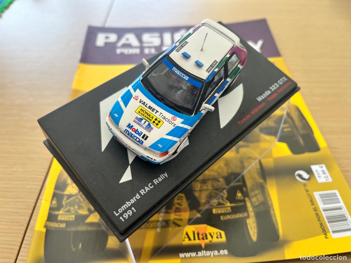 Voitures &agrave; l'&eacute;chelle: MAZDA 323 GTX LOMBARD RAC RALLY 1991 TOMMI MAKINEN-SEPPO HARJANNE 1:43 + FASCICULO Cristinomodels