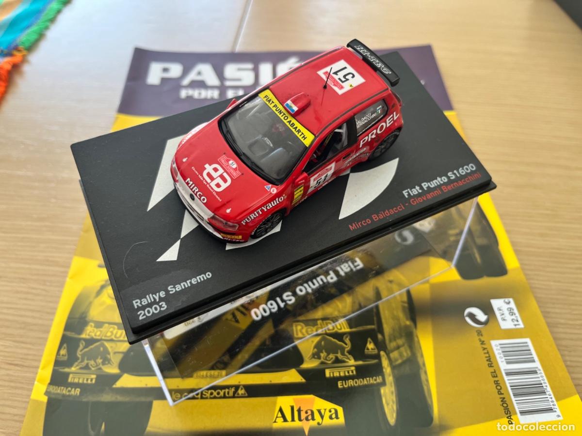 Carros em escala: FIAT PUNTO S1600 RALLYE SAN REMO 2003 MIRCO BALDACCI-GIOVANNI BERNACCHINI 1:43 ALTAYA + FASCICULO Cr