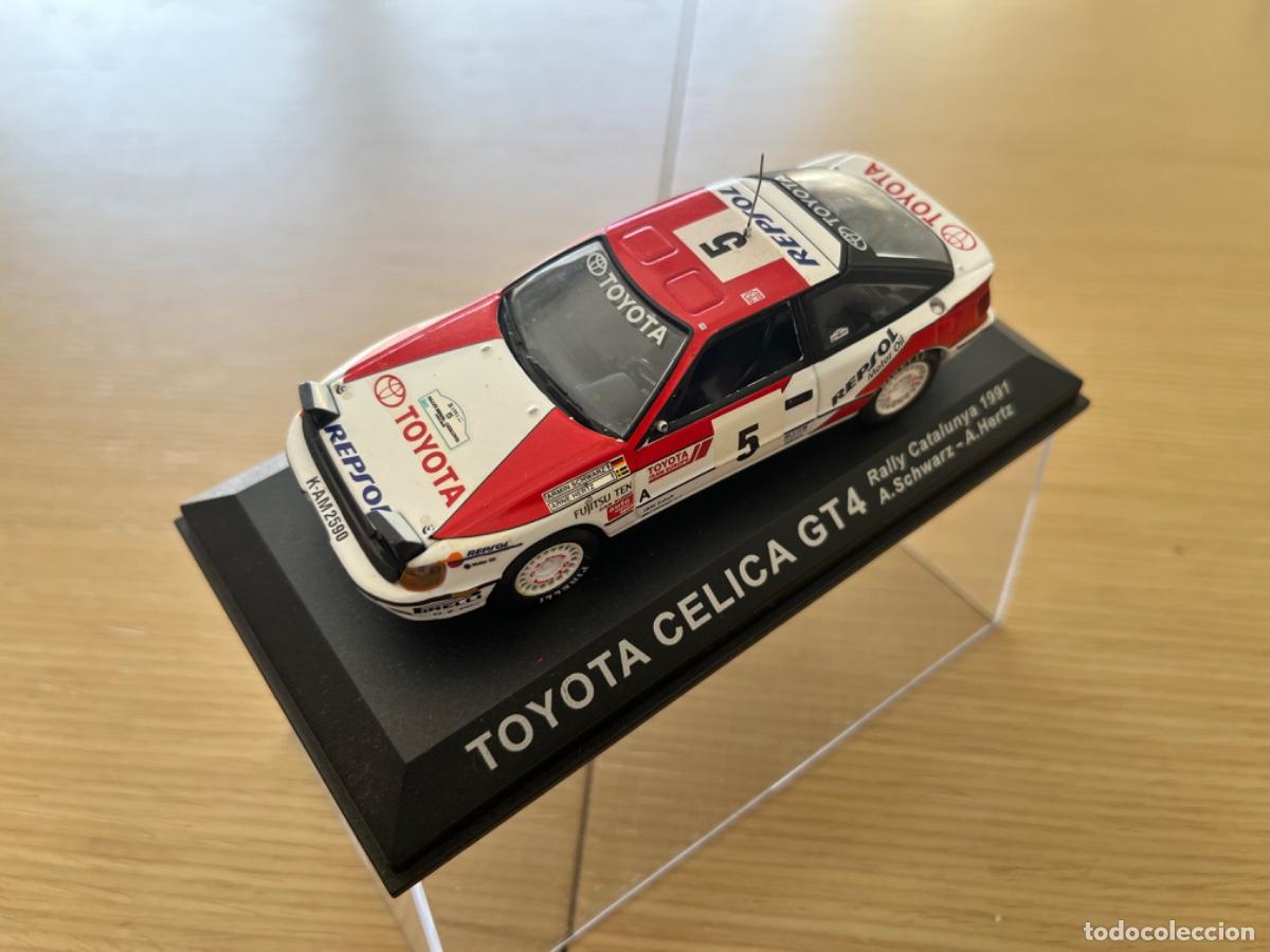 Auto in scala: TOYOTA CELICA GT4 RALLY CATALUNYA 1991 A.SCHWARZ-A.HERTZ 1:43 DE AGOSTINI OJO LE FALTA UN ESPEJO Cri
