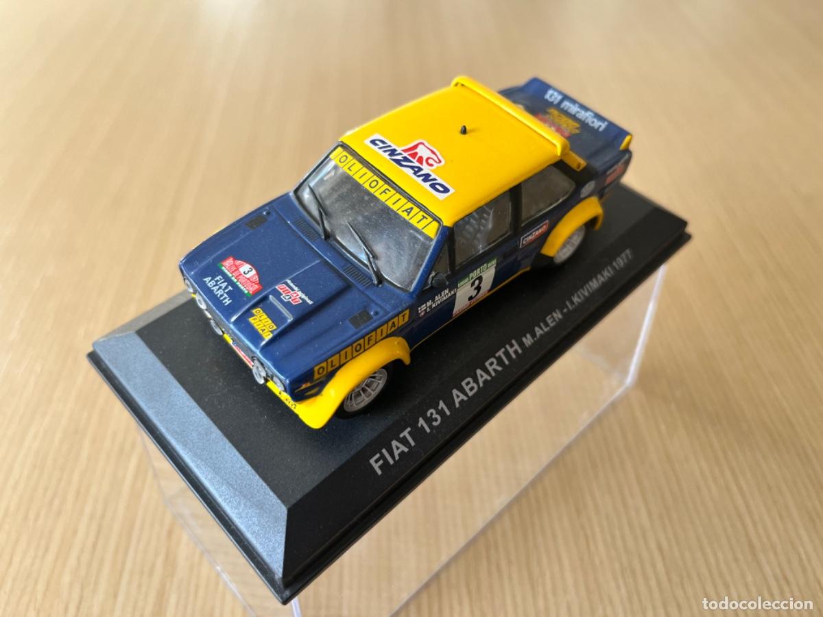 Auto in scala: FIAT 131 ABARTH M.ALEN-I.KIVIMAKI RALLY DE PORTUGAL 1977 1:43 De Agostini Ojo le falta una antena de
