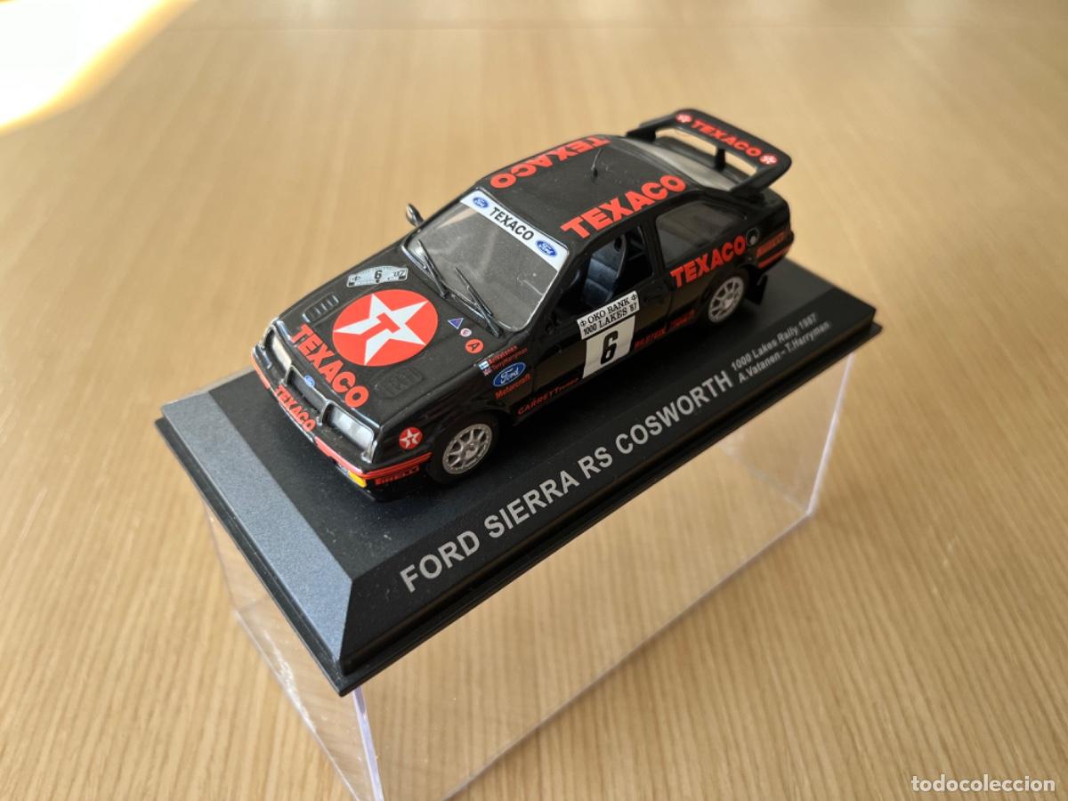 Voitures &agrave; l'&eacute;chelle: FORD SIERRA RS COSWORTH 1000 LAKES RALLY 1987 A.VATANEN-T.HARRYMAN 1:43 De Agostini Cristinomodels