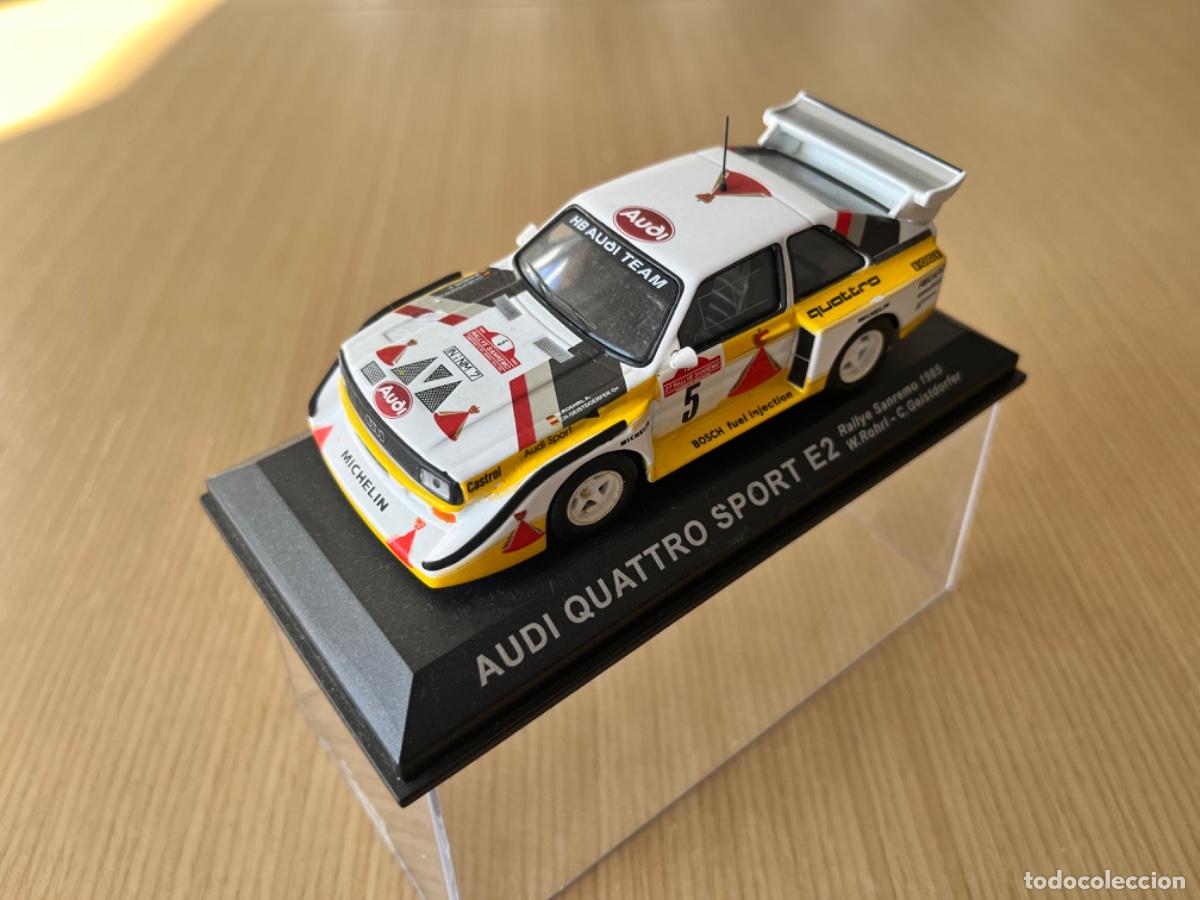 Voitures &agrave; l'&eacute;chelle: AUDI QUATTRO SPORT E2 RALLYE SANREMO 1985 W.ROHRL-C.GEISTDORFER 1:43 De Agostini Cristinomodels